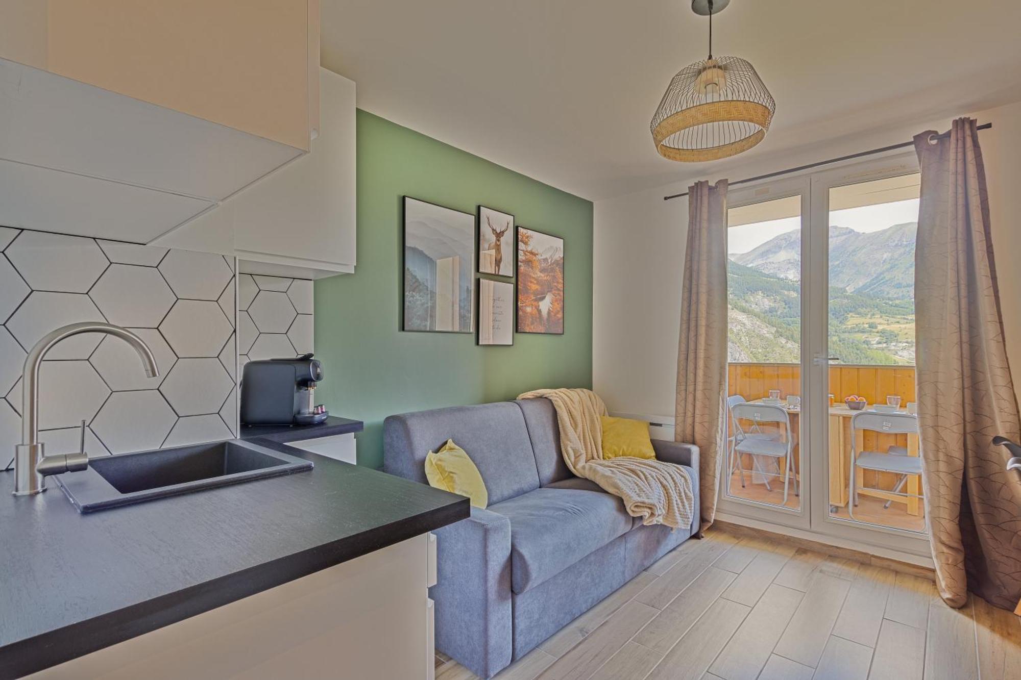 Studio De Charme Avec Vue Sur Le Val D'Allos, Parking Et Wifi Gratuit Εξωτερικό φωτογραφία